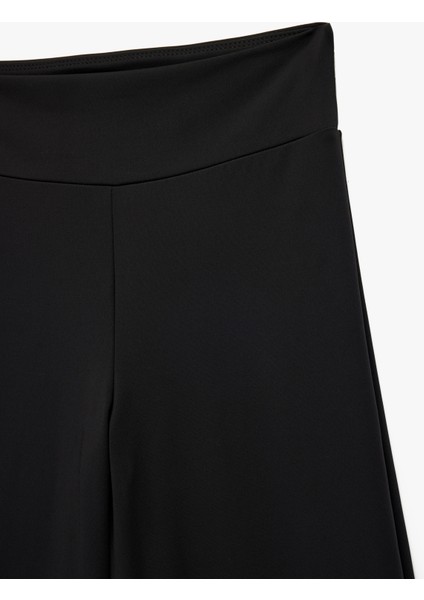 Yüksek Bel Ispanyol Paça Spor Eşofman Altı modelleri