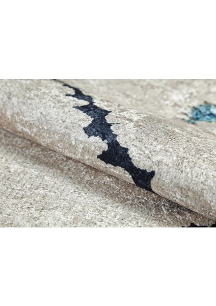 Wroclawskie Turuncu Göbekli Etnik Modern Desenli Makinada Yıkanabilir Hav Toz Vermez Leke Tutmayan Kaymaz Taban Dijital Makine Baskı Salon Yolluk Mutfak Halı indirimleri