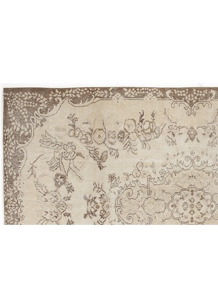 Atina Kahverengi Eskitme Yün Modern Desenli Yün Hav Toz Vermez Leke Tutmayan Salon Yolluk Mutfak El Dokuma Halı indirimleri