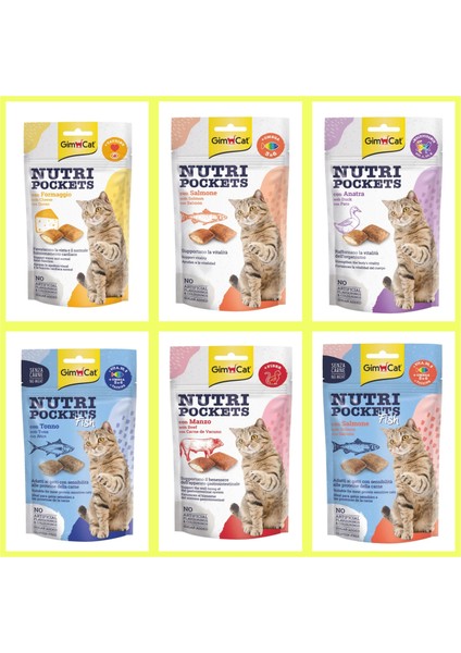 Kedi Ödülleri 6'lı Karışık 60gr*6 adet ve polo çıngıraklı top kedi oyuncağı