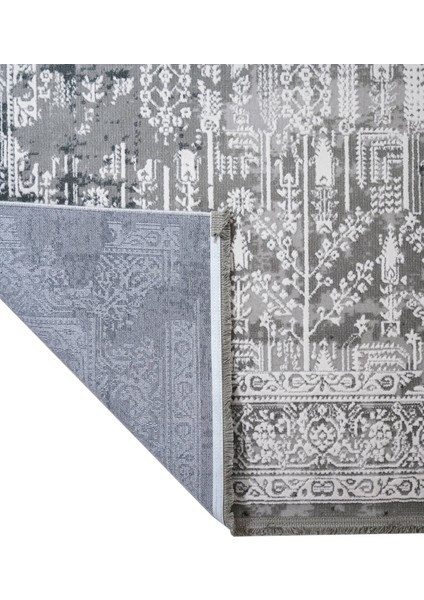 Klasik Gri Akrilik Dikdörtgen Modern Desenli Akrilik Hav Vermeyen Leke Tutmayan Kolay Temizlenen Yumuşak Makine Salon Yolluk Mutfak Halı indirimleri