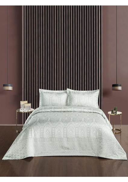 Jakarlı Grena Yatak Örtüsü Seti fiyatları