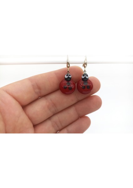 Uğur Böceği Küpe Murano Cam El Yapımı fiyatları