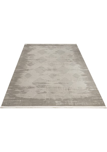 Annika Modern Gri Mikrofiber Dikdörtgen Modern Desenli Akrilik Hav Vermeyen Leke Tutmayan Kolay Temizlenen Yumuşak Makine Salon Yolluk Mutfak Halı indirimleri