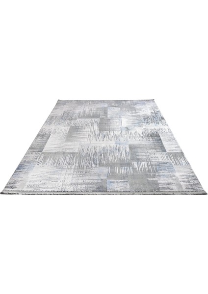 Modern Mavi Akrilik Dikdörtgen Modern Desenli Akrilik Hav Vermeyen Leke Tutmayan Kolay Temizlenen Yumuşak Makine Salon Yolluk Mutfak Halı fiyatları