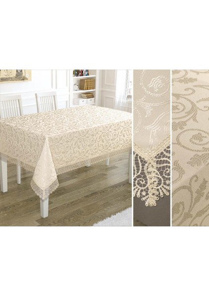 Zarif Güpürlü Masa Örtüsü