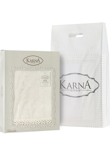 Zarif Güpürlü Masa Örtüsü