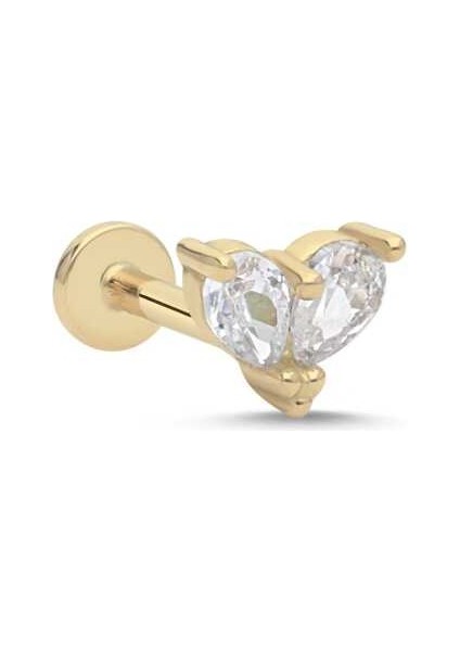 Damla Heart Tragus Piercing