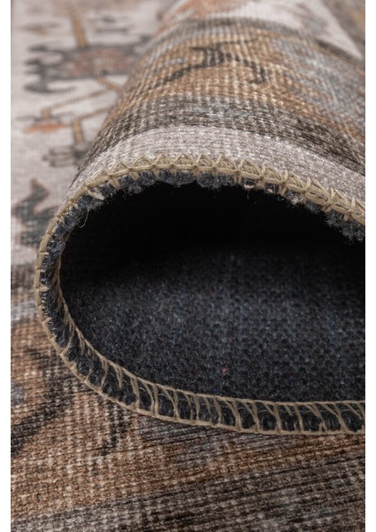 ile Aux Cerfs Eskitme Krem Polyester Dikdörtgen Modern Desenli Pamuk Makinada Yıkanabilir Hav Toz Vermez Leke Tutmayan Kaymaz Taban Dijital Makine Baskı Salon Yolluk Mutfak Halı indirimleri