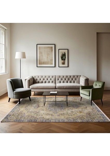 Lacivert Klasik Etnik Modern Desenli Pamuk Makinada Yıkanabilir Hav Toz Vermez Leke Tutmayan Kaymaz Taban Dijital Makine Baskı Salon Yolluk Mutfak Halı fırsatları