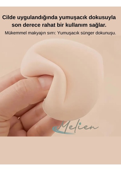Yumuşak Kore Büyük Marshmallow Fondöten Bb cc Kapatıcı Pudra Makyaj Süngeri Seti modelleri