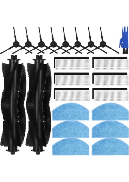 Tikom G8000/G8000 Pro, Honiture G20/G20 Pro, Laresar Evol 3 Robot Süpürge Için Aksesuar Seti (Yurt Dışından)