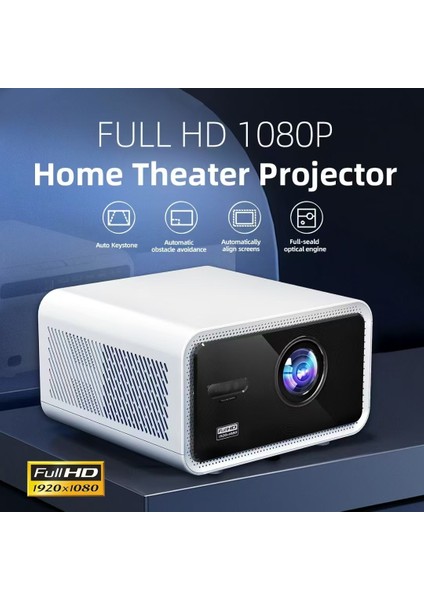 MPC-94 Full-HD 1920x1080p 1000 Ansi Lümen, Autofocus Wifi-6 Android 12 Akıllı LED Projeksiyon Cihazı indirimleri