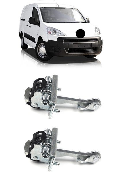 Peugeot Partner 2008-2017 Uyumlu Ön Kapı Gergisi Sağ + Sol Takım 2 Adet 9181.P2