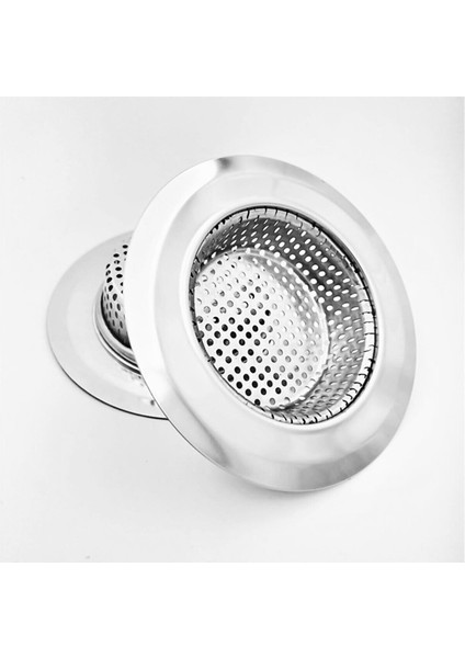 3'li Metal Mutfak Lavabo Süzgeci Paslanmaz 11 cm