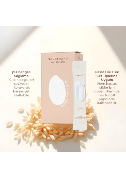 Salsarang Rice Balance Cleanser Peeling Etkili Gözenek Temizleyici 4ml x 20PCS fiyatları