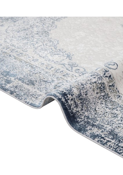 Klasik Mavi Akrilik Dikdörtgen Modern Desenli Akrilik Hav Vermeyen Leke Tutmayan Kolay Temizlenen Yumuşak Makine Salon Yolluk Mutfak Halı fiyatları