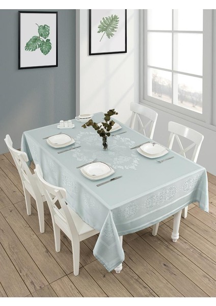 Pano Jakarlı Caramel Dikdörtgen Masa Örtüsü fırsatları