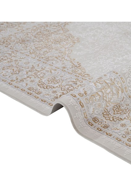 Klasik Bej Akrilik Dikdörtgen Modern Desenli Akrilik Hav Vermeyen Leke Tutmayan Kolay Temizlenen Yumuşak Makine Salon Yolluk Mutfak Halı fırsatları