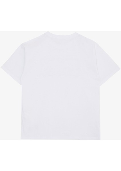 Erkek Çocuk Tişört Offline / Çevrimdışı Yazı Baskılı 9-14 Yaş, Beyaz indirimleri