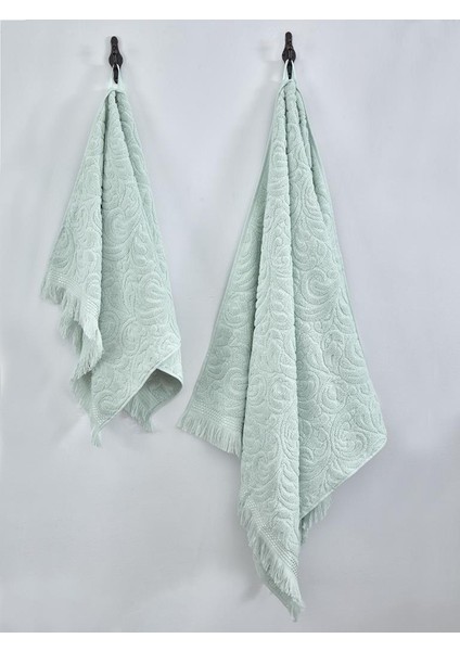 Pamuk Dokulu 2’li Havlu Takımı 50X90