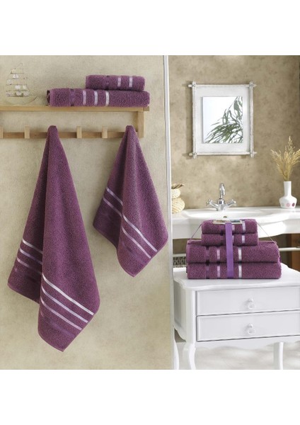 Bale 4'lü Pamuk Havlu Seti