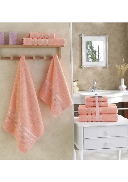 Bale 4'lü Pamuk Havlu Seti