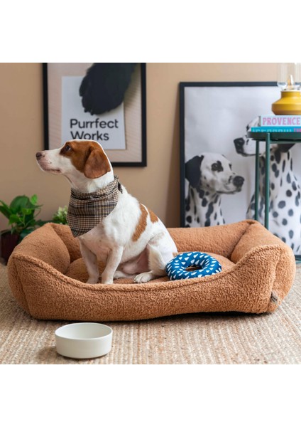 CornerBed Brown Sugar Ortopedik Kedi Ve Köpek Yatağı