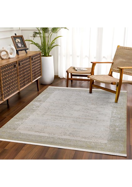 Krem Modern Etnik Desenli Pamuk Makinada Yıkanabilir Hav Toz Vermez Leke Tutmayan Kaymaz Taban Dijital Makine Baskı Salon Yolluk Mutfak Halı fırsatları