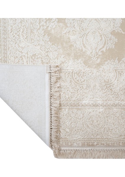 Klasik Krem Akrilik Dikdörtgen Modern Desenli Akrilik Hav Vermeyen Leke Tutmayan Kolay Temizlenen Yumuşak Makine Salon Yolluk Mutfak Halı fırsatları