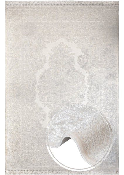 Klasik Krem Akrilik Dikdörtgen Modern Desenli Akrilik Hav Vermeyen Leke Tutmayan Kolay Temizlenen Yumuşak Makine Salon Yolluk Mutfak Halı