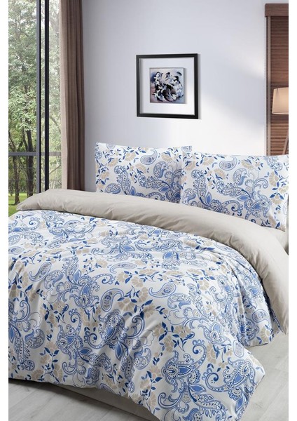 Çift Kişilik Nevresim Takımı 4 Parça Hürrem Çok Renkli - 200X220