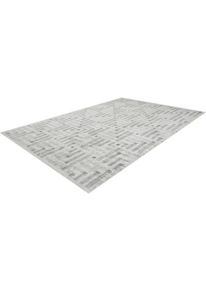 Erdebil Gri Modern Etnik Desenli Makinada Yıkanabilir Hav Toz Vermez Leke Tutmayan Kaymaz Taban Dijital Makine Baskı Salon Yolluk Mutfak Halı modelleri