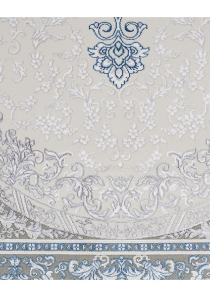 Klasik Mavi Akrilik Dikdörtgen Modern Desenli Akrilik Hav Vermeyen Leke Tutmayan Kolay Temizlenen Yumuşak Makine Salon Yolluk Mutfak Halı indirimleri