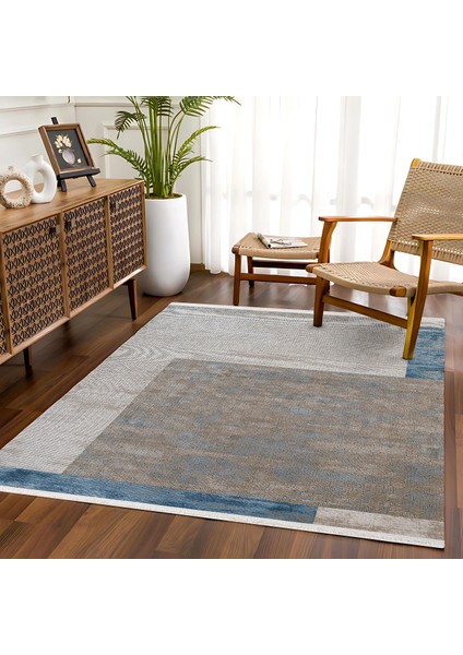 Krem Modern Etnik Desenli Pamuk Makinada Yıkanabilir Hav Toz Vermez Leke Tutmayan Kaymaz Taban Dijital Makine Baskı Salon Yolluk Mutfak Halı fırsatları