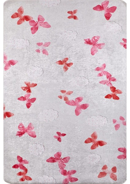 Balear Figürlü Beyaz Polyester Dikdörtgen Modern Desenli Pamuk Makinada Yıkanabilir Hav Toz Vermez Leke Tutmayan Kaymaz Taban Dijital Makine Baskı Salon Yolluk Mutfak Halı