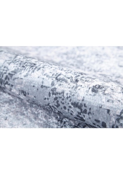 Nukus Gri Modern Etnik Desenli Makinada Yıkanabilir Hav Toz Vermez Leke Tutmayan Kaymaz Taban Dijital Makine Baskı Salon Yolluk Mutfak Halı indirimleri