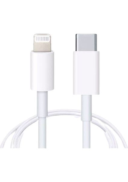NT-DC50 20W Plastik 200 cm Type-C To Lightning Şarj ve Data Kablosu (Beyaz)