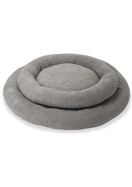 CircleBed Mist Grey Ortopedik Kedi Ve Köpek Yatağı