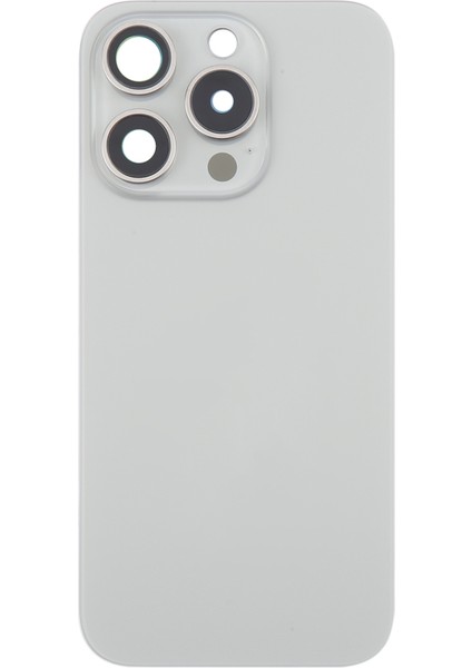 Apple iPhone 16 Pro Max Uyumlu Kamera Camlı Batarya Kapağı + Magsafe Flex