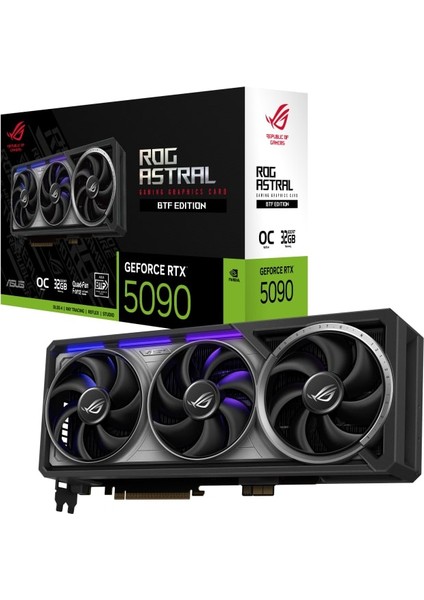 Rog Astral Geforce Rtx 5090 32GB Oc Edition ROG-ASTRAL-5090-O32G-BTF Gddr7 512BIT Gaming (Oyuncu) Ekran Kartı