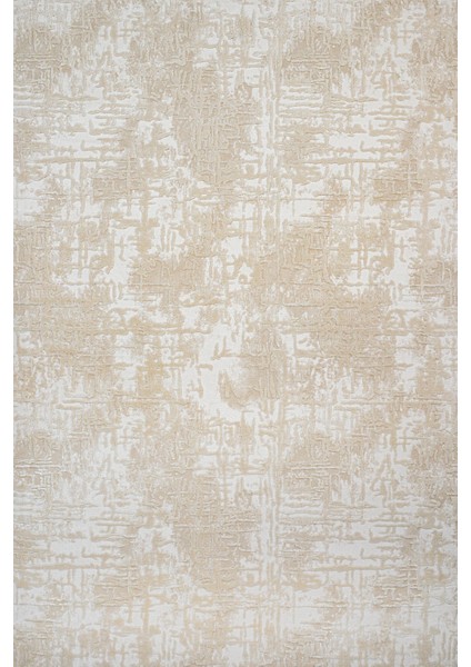 Modern Krem Pamuk Dikdörtgen Modern Desenli Pamuk Makinada Yıkanabilir Hav Toz Vermez Leke Tutmayan Kaymaz Taban Dijital Makine Baskı Salon Yolluk Mutfak Halı