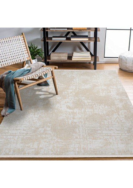 Modern Krem Pamuk Dikdörtgen Modern Desenli Pamuk Makinada Yıkanabilir Hav Toz Vermez Leke Tutmayan Kaymaz Taban Dijital Makine Baskı Salon Yolluk Mutfak Halı fırsatları