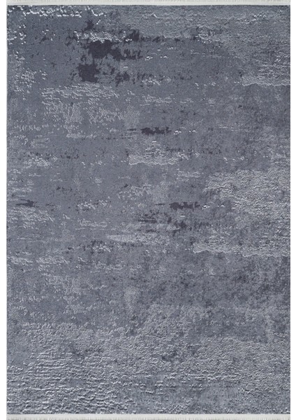 Semerkant Antrasit Modern Etnik Desenli Makinada Yıkanabilir Hav Toz Vermez Leke Tutmayan Kaymaz Taban Dijital Makine Baskı Salon Yolluk Mutfak Halı