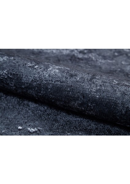 Semerkant Antrasit Modern Etnik Desenli Makinada Yıkanabilir Hav Toz Vermez Leke Tutmayan Kaymaz Taban Dijital Makine Baskı Salon Yolluk Mutfak Halı indirimleri