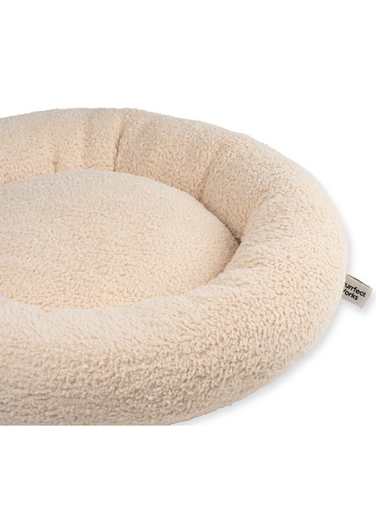 CircleBed Vanilla Cream Ortopedik Kedi Ve Köpek Yatağı modelleri