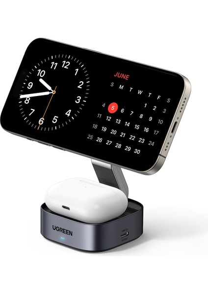 2-In-1 Magsafe Kablosuz Hızlı Şarj Standı - 35316 modelleri