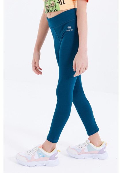 Zümrüt Yüksek Bel Dar Paça Kız Çocuk Tayt - 75047 fırsatları