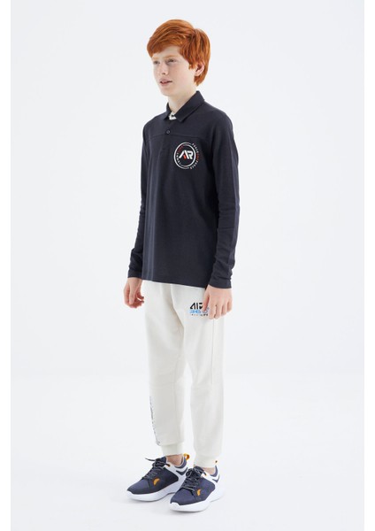 Lacivert Polo Yaka Erkek Çocuk T-Shirt - 11172 indirimleri