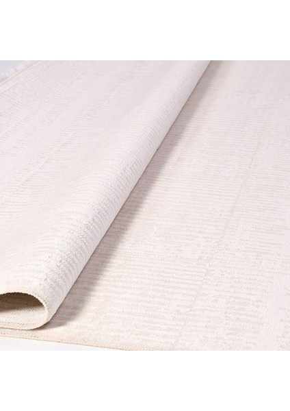 Harley Krem Çizgili Etnik Modern Desenli Akrilik Hav Vermeyen Leke Tutmayan Kolay Temizlenen Yumuşak Makine Salon Yolluk Mutfak Halı modelleri